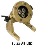 LIGHTS & ELECTRICAL BRASS LIGHT MR16 W/ARM BRKT