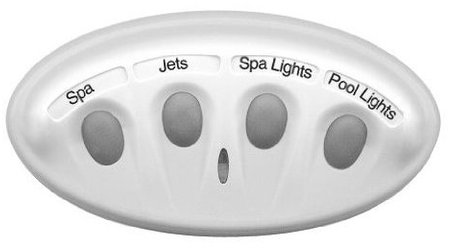 LIGHTS & ELECTRICAL REMOTE 4 BUTTON WHT 100ft. CABLE